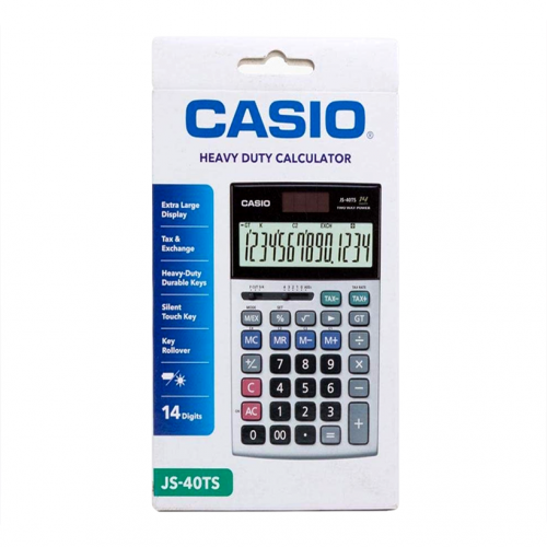 Máy tính Casio JS-40TS-w 14 số (loại xịn)