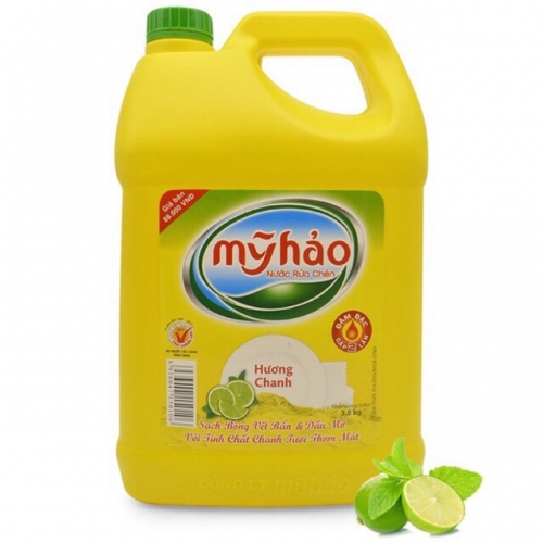 Nước rửa chén Mỹ Hảo-Hương Chanh (3,8 lít)