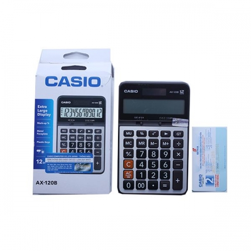 Máy tính Casio AX-120B - 12 số (loại tốt)