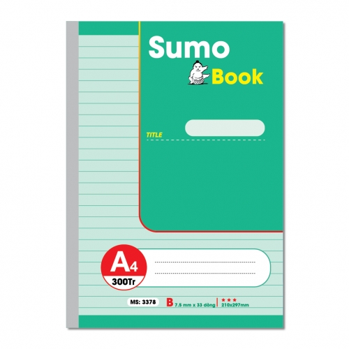 Sổ Sumo A4 300 trang